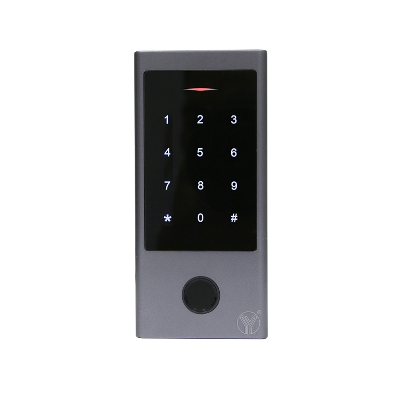 Зчитувач Yli Electronic YK-1068B з конторолером, сенсорною клавіатурою та сканером відбитків пальців