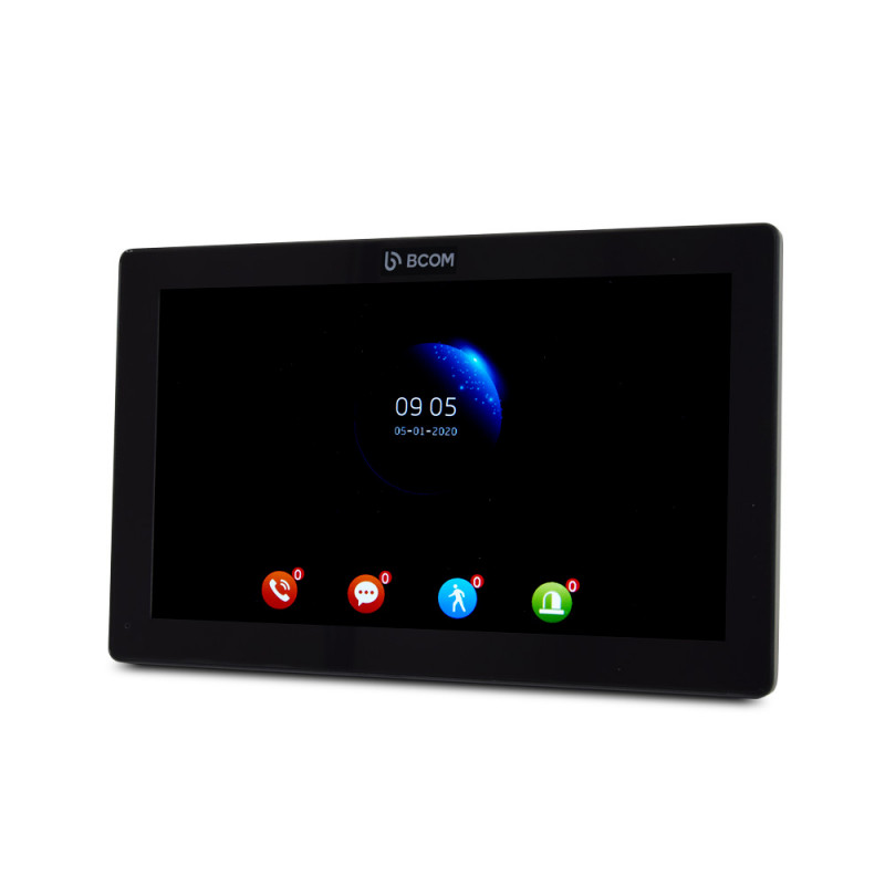Wi-Fi домофон BCOM BD-1070FHD/T чорний з підтримкою Tuya Smart