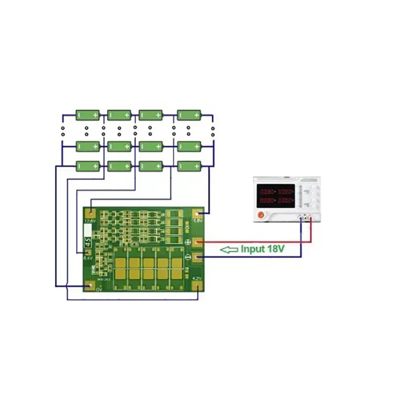 Плата защиты ATIS OKY3399-3 (BMS 4S 40A Li-ion)