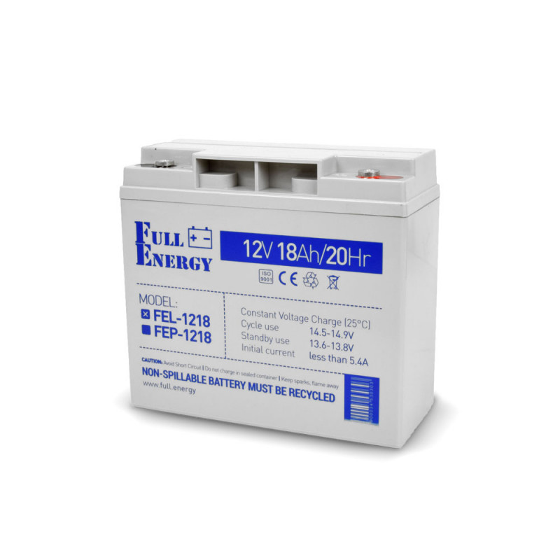 Акумуляторна батарея Full Energy FEL-1218 12В 18 Аг гелева