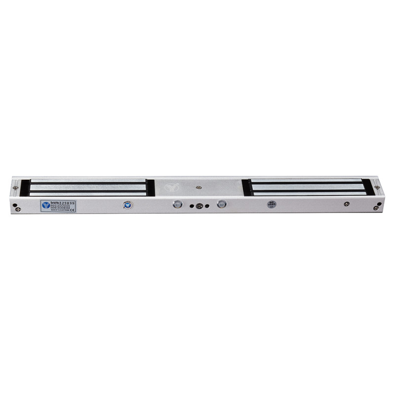 Электромагнитный замок Yli Electronic YM-280NTD(LED) для двухстворчатых дверей с таймером задержки, световой индикацией, датчиком состояния замка