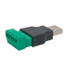 Роз'єм ATIS USB під затискач (male)