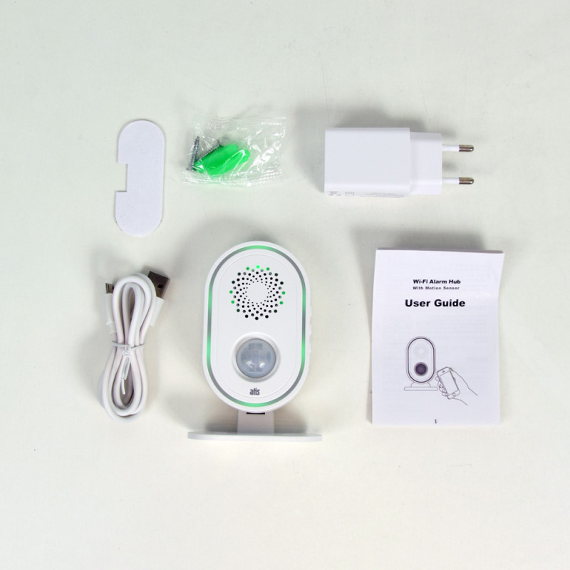 Централь ATIS-850Т Wi-Fi з датчиком руху, вбудованою сиреною та підтримкою Tuya Smart