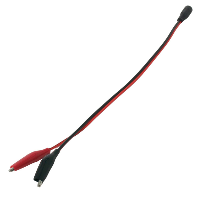 Кабель перехідник ATIS DC (female) - Alligator Clip "крокодил"