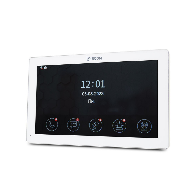 Wi-Fi домофон BCOM BD-1070FHD/T белый с поддержкой Tuya Smart