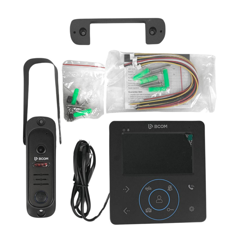 Комплект домофону BCOM BD-480 Kit чорний