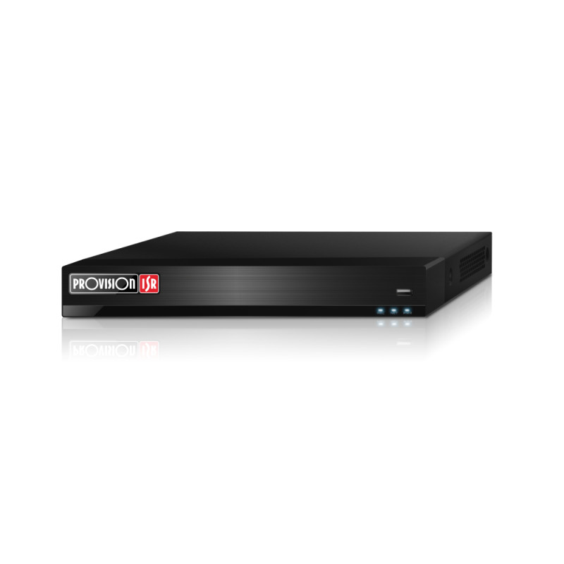16-канальний NVR реєстратор Provision-ISR NVR12-16400PFAN(1U) з PoE 