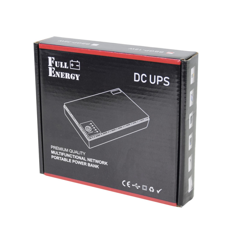 Блок безперебійного живлення Full Energy BBGP-36W Mini UPS (10400мАг) для Wi-Fi роутера та оптичного терміналу