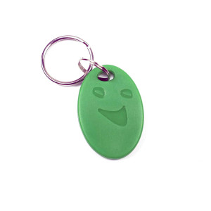 Брелок Atis RFID KEYFOB EM зелений смайл