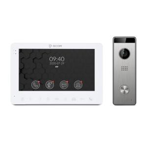 Комплект домофону BCOM BD-780FHD білий + Tantos Triniti HD
