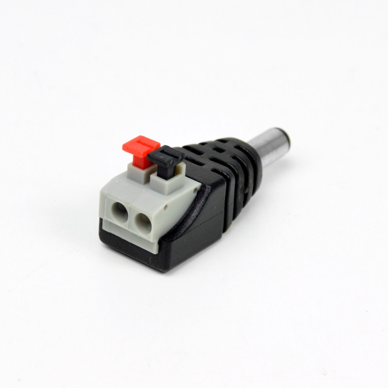 Роз'єм ATIS Power jack 2.1х5.5 мм під затискач A (male)