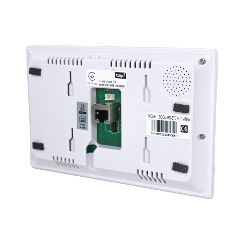 Wi-Fi IP-домофон BCOM BD-870 IP/T белый с поддержкой Tuya Smart