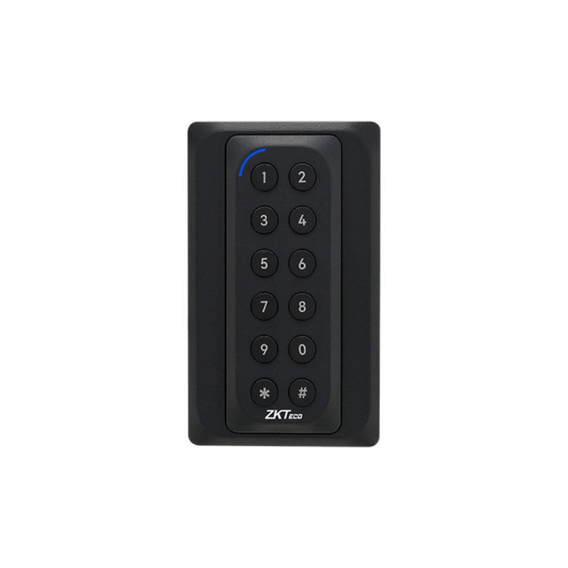 Зчитувач Mifare+EM з клавіатурою ZKTeco KR902S [OSDP] вологозахищений