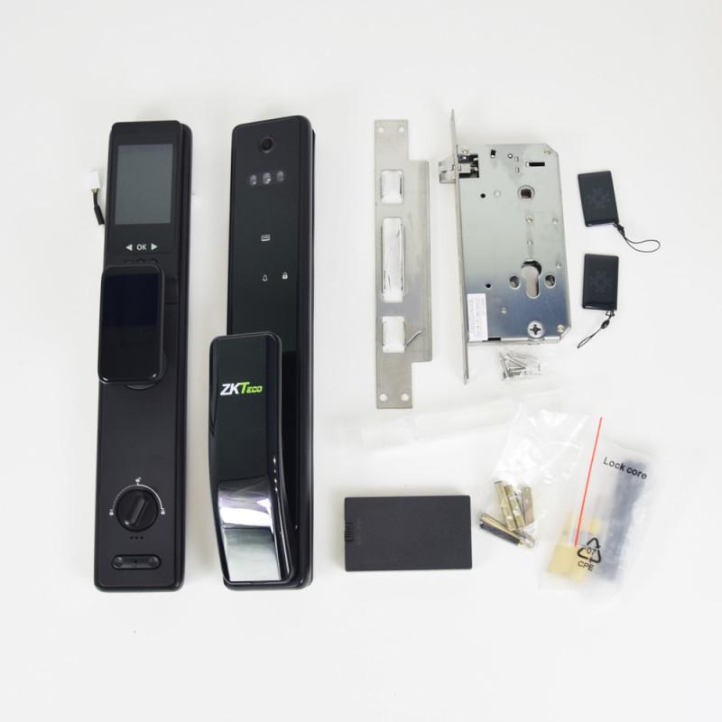 Smart замок ZKTeco HBL400 з Wi-Fi скануванням обличчя, відбитка пальця, карт Mifare, паролей, робота з мобільним додатком