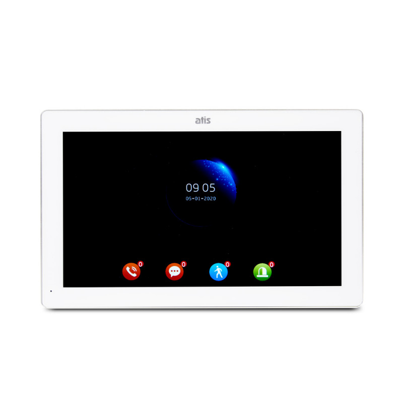 Wi-Fi домофон Atis AD-1070FHD/T білий з підтримкою Tuya Smart