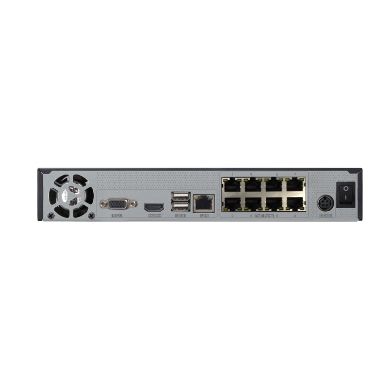 8-канальний NVR реєстратор Provision-ISR NVR5-8200PXN(MM) з PoE