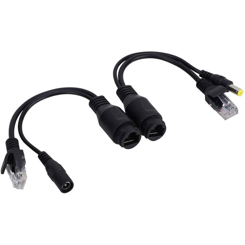 Atis Passive PoE перехідник IP+DC - Extender over UTP вологозахищений чорний