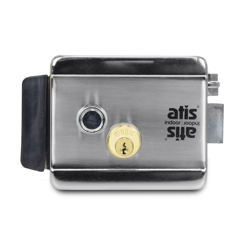 Електромеханічний замок Atis Lock Ch з хромованого металу