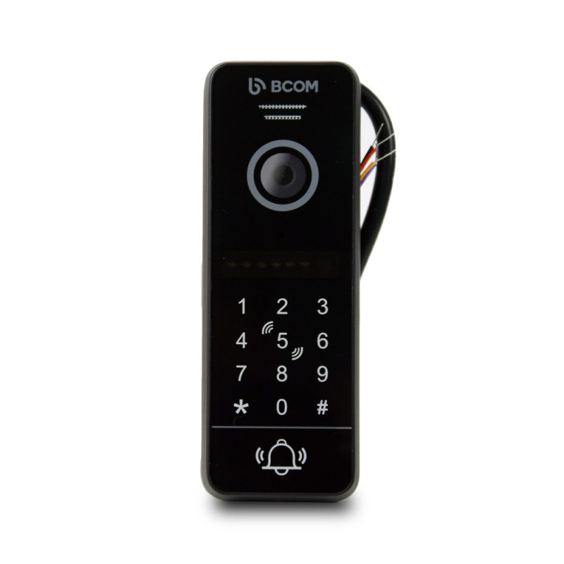 Вызывная панель BCOM BT-400HD-AC черная с клавиатурой и считывателем