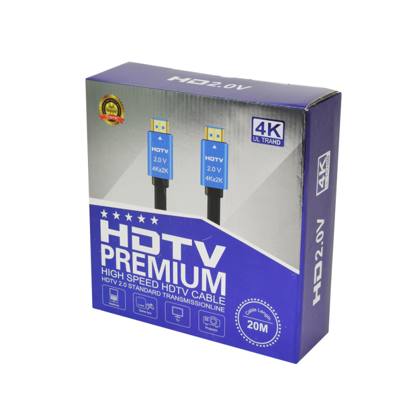 Кабель ATIS HDMI A-A v2.0 20 м