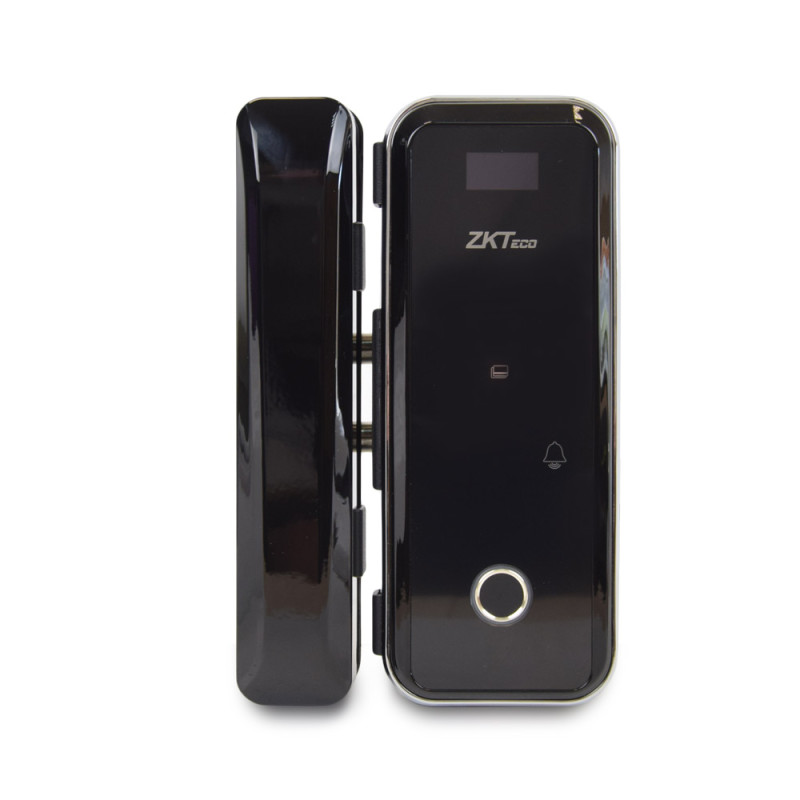 Smart замок ZKTeco GL300W right Wi-Fi зі сканером відбитку пальця і зчитувачем Mifare для скляних дверей