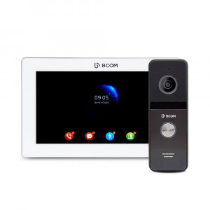 Комплект Wi-Fi домофону BCOM BD-770FHD/T Kit білий з підтримкою Tuya Smart