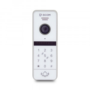 Виклична панель BCOM BT-400HD-AC біла з вбудованою клавіатурою і зчитувачем