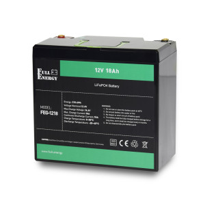 Акумуляторна LiFePO4 батарея Full Energy FEG-1218 12В 18 Аг літій-залізо-фосфатна