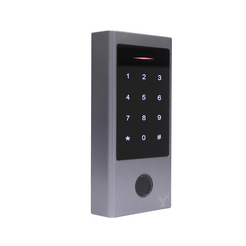 Зчитувач Yli Electronic YK-1068B з конторолером, сенсорною клавіатурою та сканером відбитків пальців