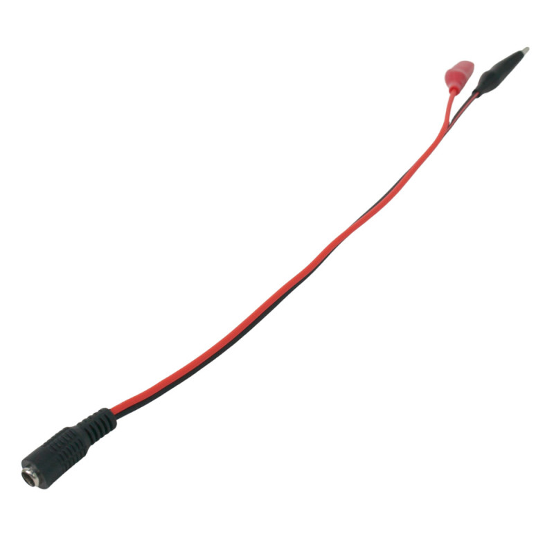 Кабель перехідник ATIS DC (female) - Alligator Clip "крокодил"