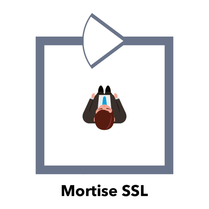 Електроригельний замок ATIS Lock Mortise SS-L на лівосторонні двері