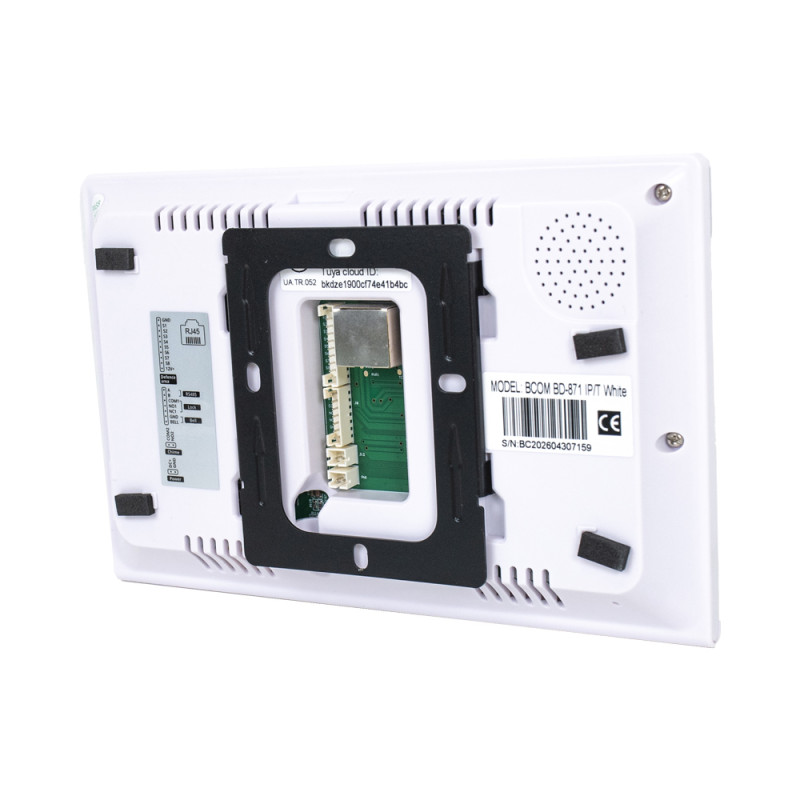 Wi-Fi IP-домофон BCOM BD-871 IP/T белый с поддержкой Tuya Smart