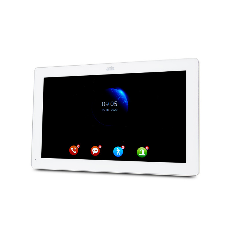 Комплект Wi-Fi домофона ATIS AD-1070FHD/T белый + AT-400FHD черная с поддержкой Tuya Smart