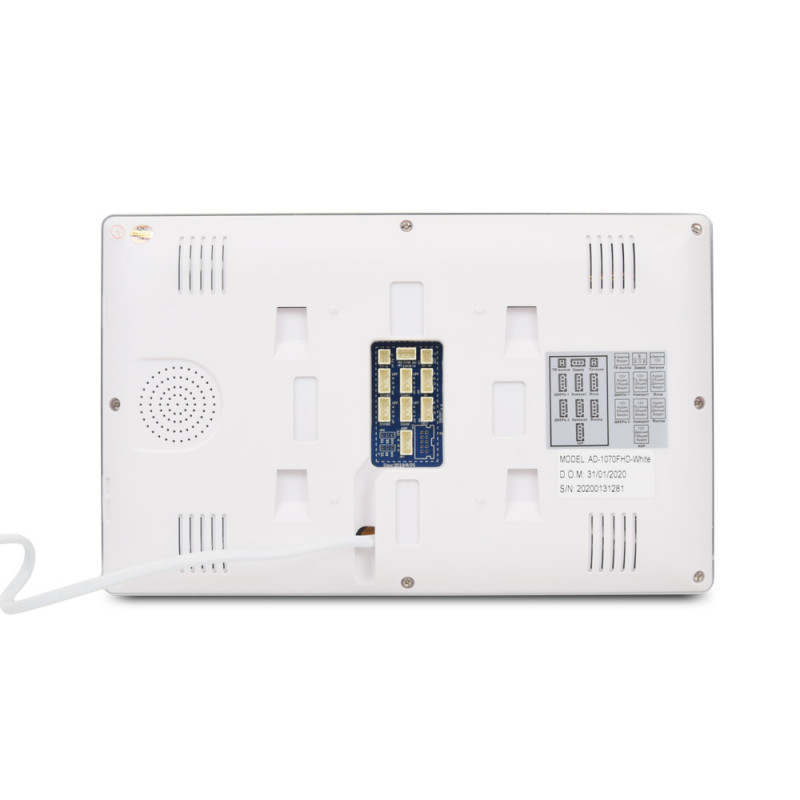 Wi-Fi домофон Atis AD-1070FHD/T білий з підтримкою Tuya Smart