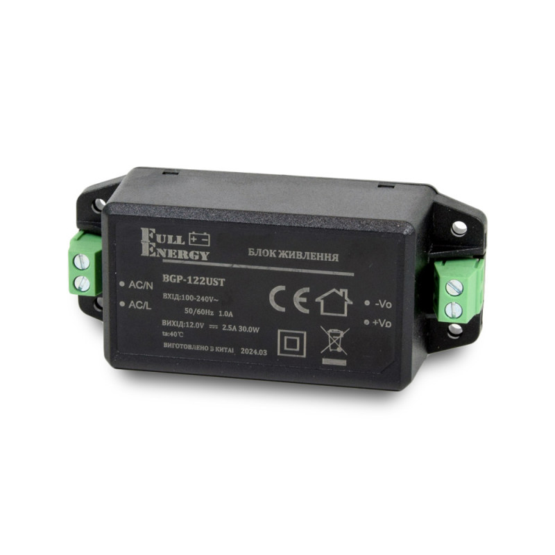 Блок питания Full Energy BGP-122UST 12В/2.5А
