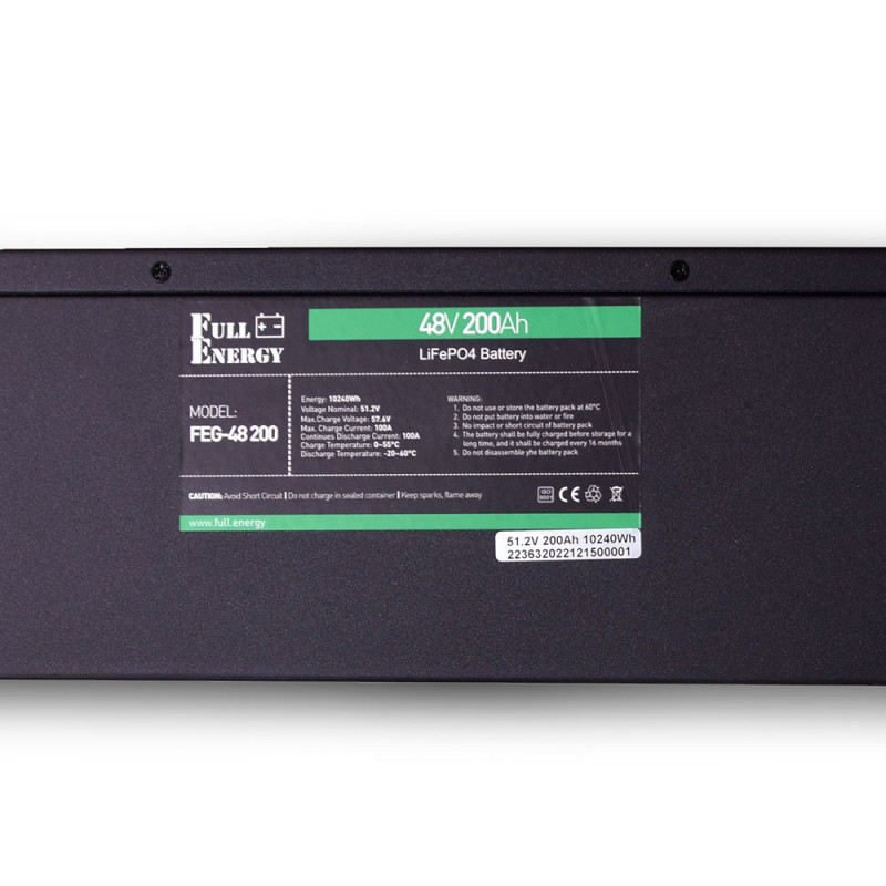 Акумуляторна LiFePO4 батарея Full Energy FEG-48200 48В 200 Аг літій-залізо-фосфатна