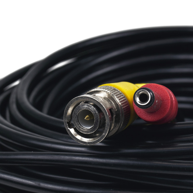 Кабель ATIS BNC-рower cable A (BNC+DC/BNC+DC) 20 м