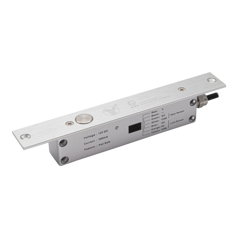 Електроригельний замок Yli Electronic YB-200-EX вибухозахищений