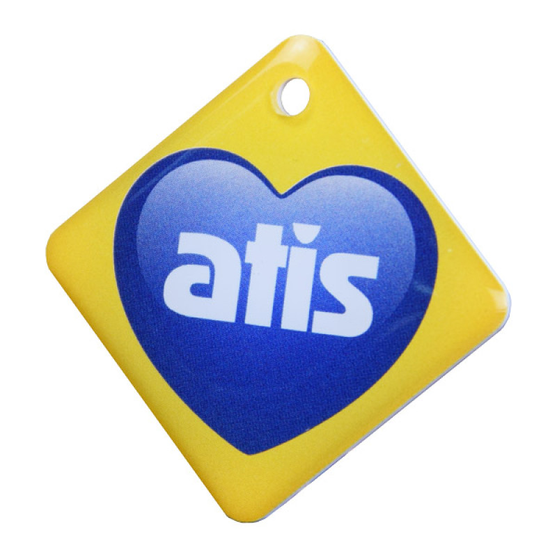 Брелок Atis RFID KEYFOB EM RW Heart с возможностью перезаписи