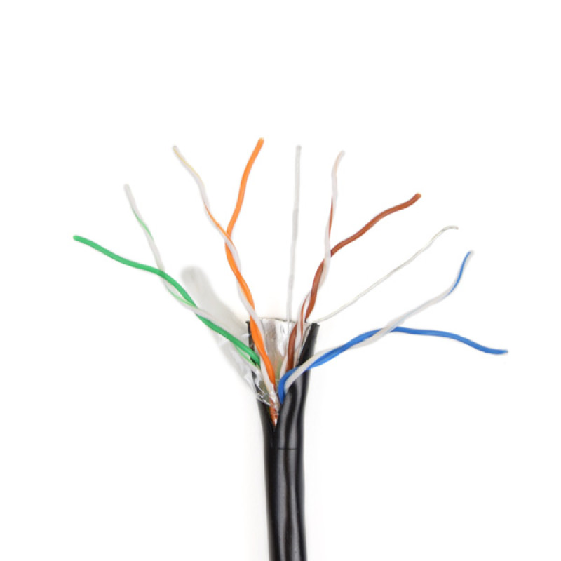 Кабель звита пара Atis FTP 4*2*0.5-CU PE кат.5е мідь зовнішній бухта 305 м