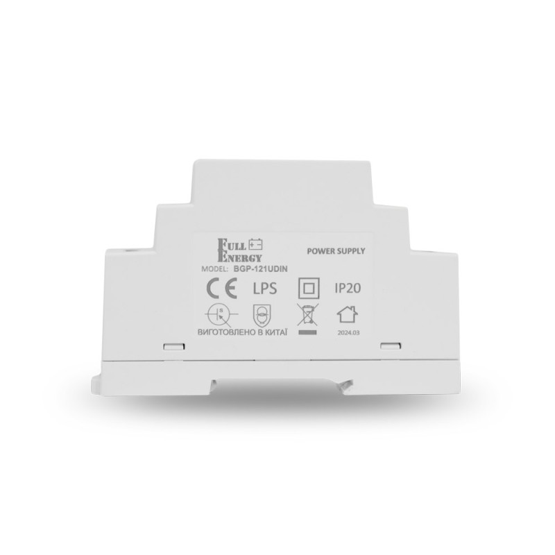 Блок живлення Full Energy BGP-121UDIN 12В/1.25А для кріплення на DIN рейку