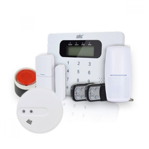 Комплект сигналізації ATIS Kit GSM 100 + датчик диму ATIS 229DW
