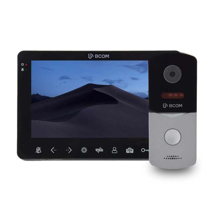 Комплект домофону BCOM BD-780FHD Black + BT-390FHD 