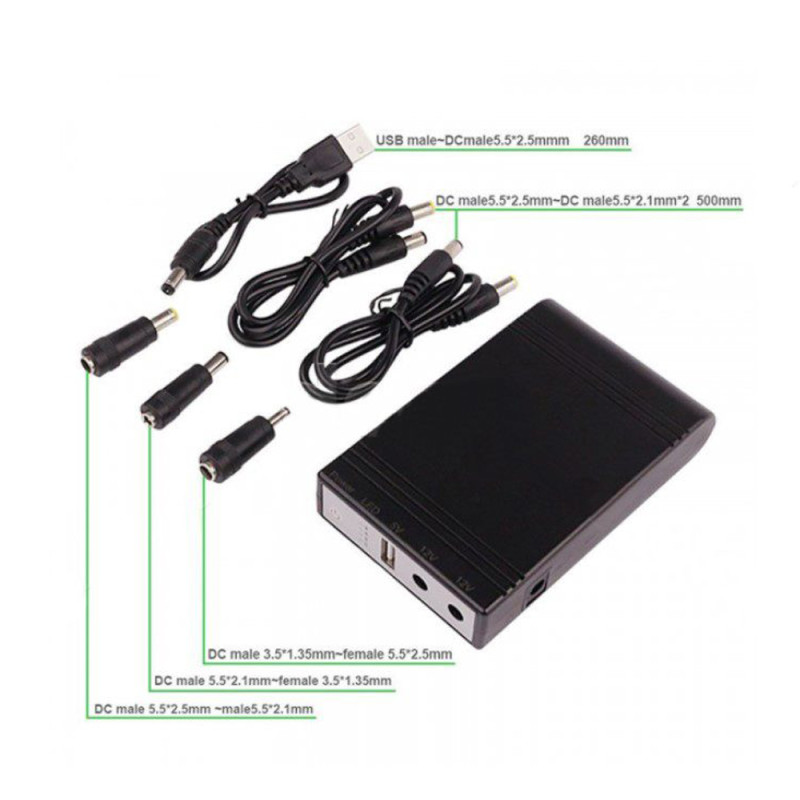 Блок бесперебойного питания Step4Net PU38W-51212 (mini UPS 10500мАч) универсальный