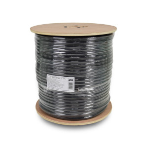 Кабель коаксіальний ATIS RG590 CU PE+2*0.75 бухта 305 м