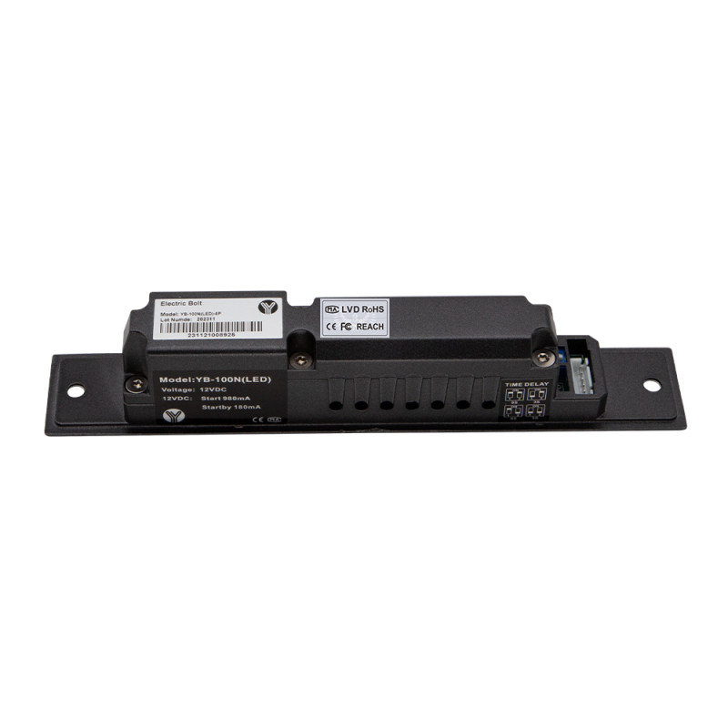 Електроригельний замок Yli Electronic YB-100N(LED)-5P з LED індикацією та таймером
