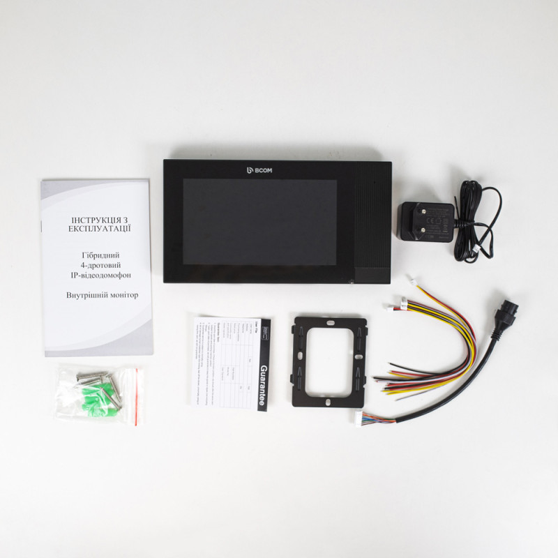 Wi-Fi домофон BCOM BD-970 H/T черный с поддержкой Tuya Smart