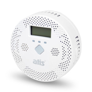 Датчик дыма и угарного газа ATIS 400CO с LCD-дисплеем и поддержкой Tuya Smart