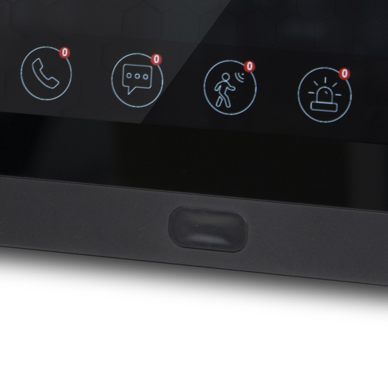 Комплект Wi-Fi домофонa BCOM BD-760FHD/T чорний з підтримкою Tuya Smart + BT-400HD-AC чорна