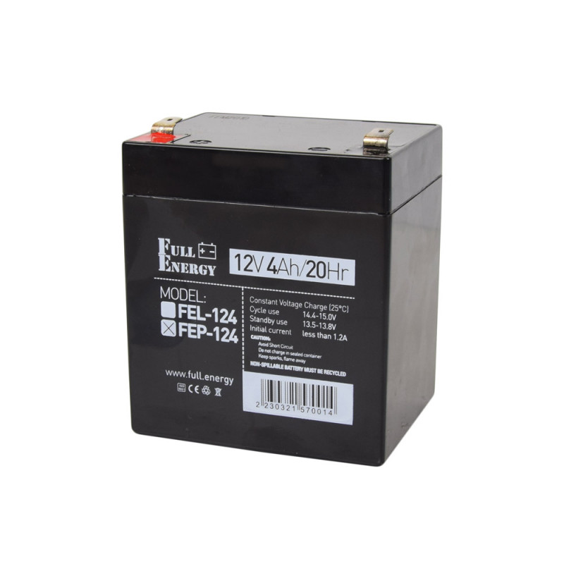 Акумуляторна батарея Full Energy FEP-124 12В 4 Аг свинцево-кислотна